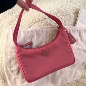 Authentic Prada Pink Nylon Re-edition 2000